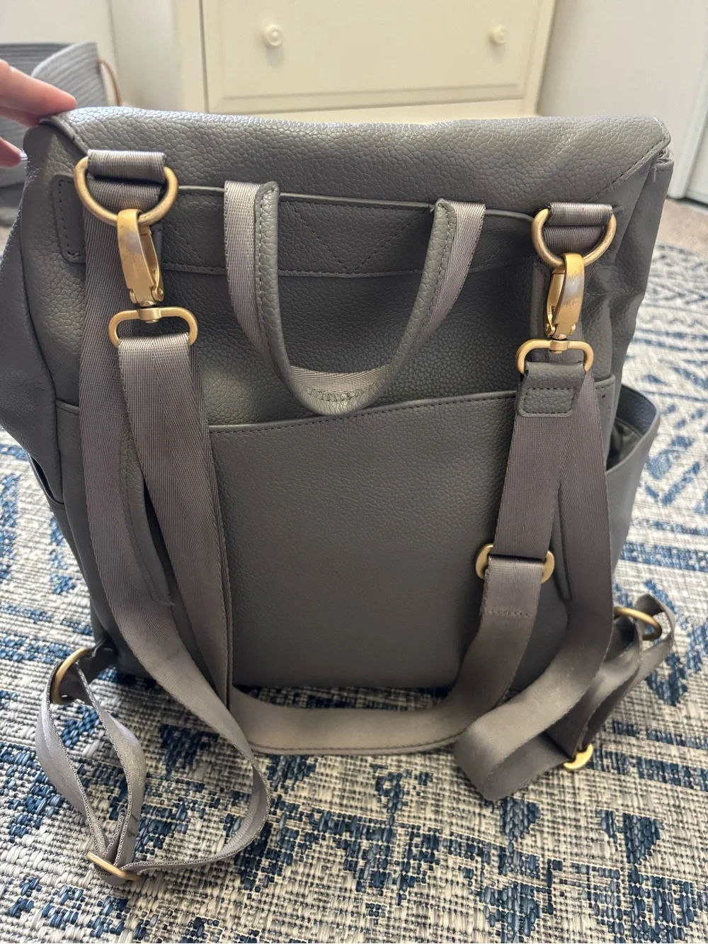 Gray Freshly Picked Diaper Bag Tote ✨